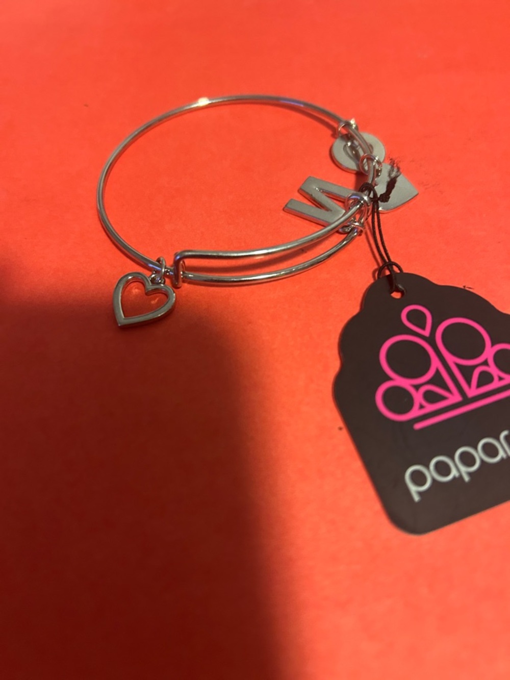 Bracelet with heart charm